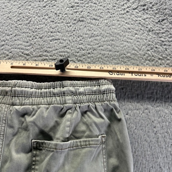 American Eagle Outfitters Pant Womens 14 Green Cotton Jogger Tapered Workwear - Picture 7 of 10